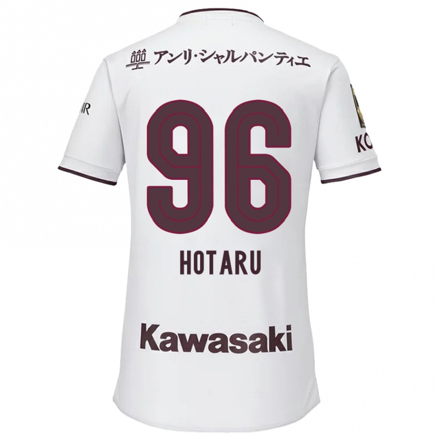 Men Football Hotaru Yamaguchi #96 White Red Away Jersey 2024/25 T-Shirt Uk