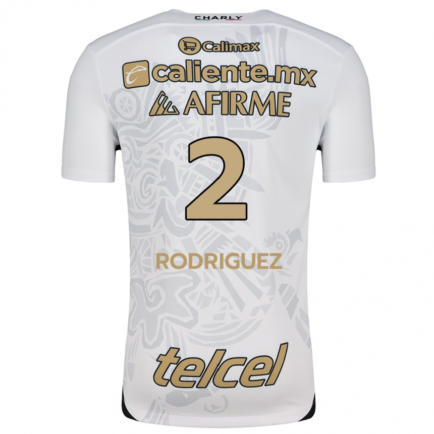 Men Football Antonio Rodríguez #2 White Black Away Jersey 2024/25 T-Shirt Uk