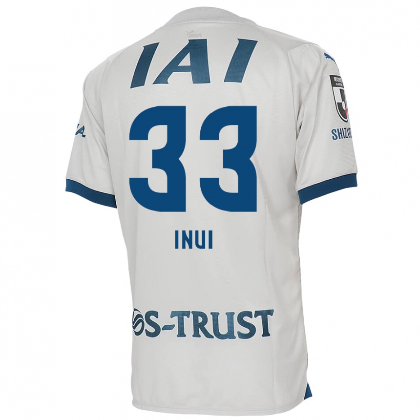 Men Football Takashi Inui #33 White Blue Away Jersey 2024/25 T-Shirt Uk