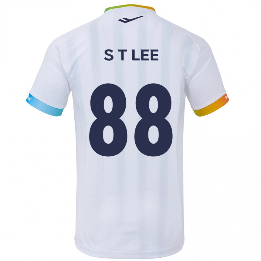 Men Football Tae-Seok Lee #88 White Blue Away Jersey 2024/25 T-Shirt Uk