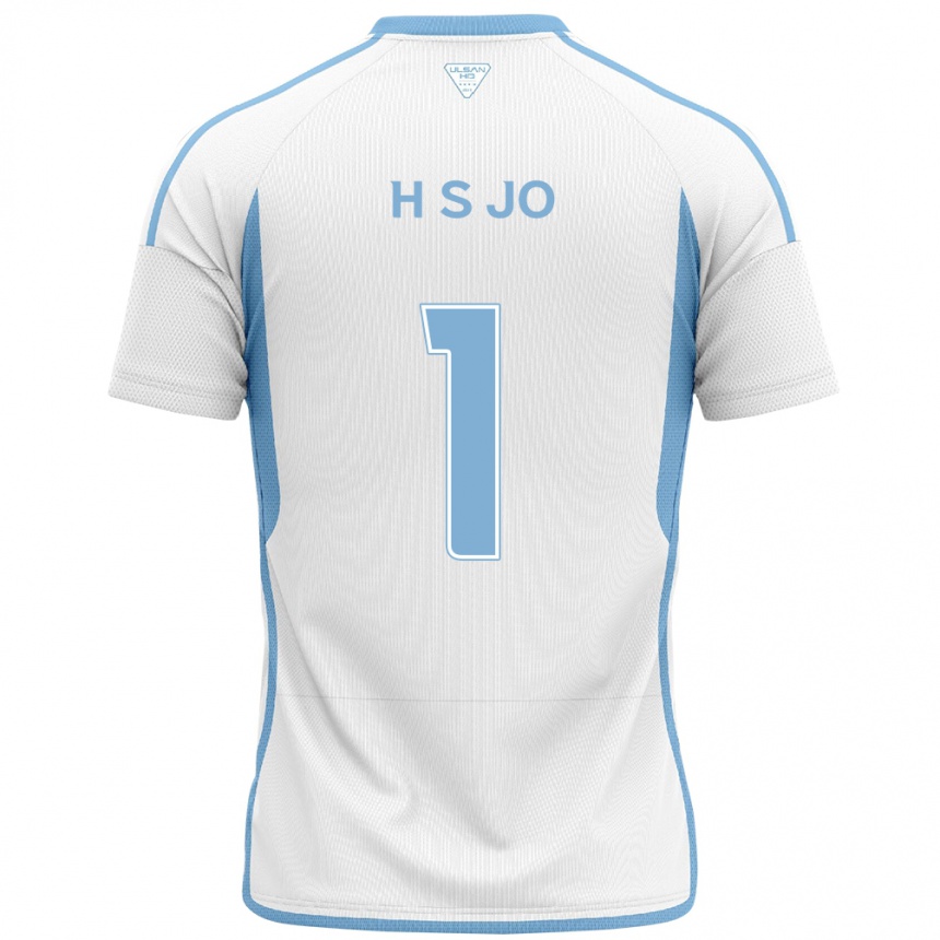 Men Football Su-Hyeok Jo #1 White Blue Away Jersey 2024/25 T-Shirt Uk