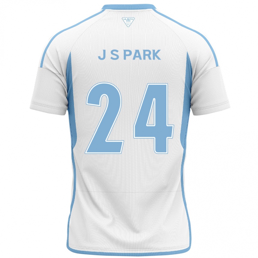 Men Football Sang-Jun Park #24 White Blue Away Jersey 2024/25 T-Shirt Uk