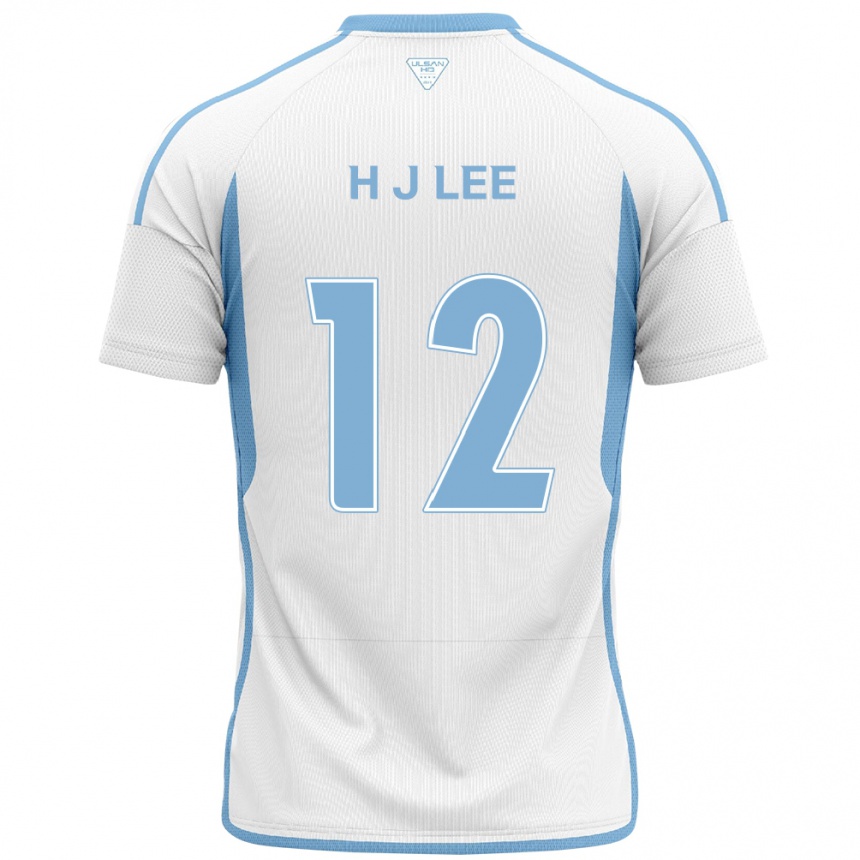 Men Football Jae-Hyung Lee #12 White Blue Away Jersey 2024/25 T-Shirt Uk