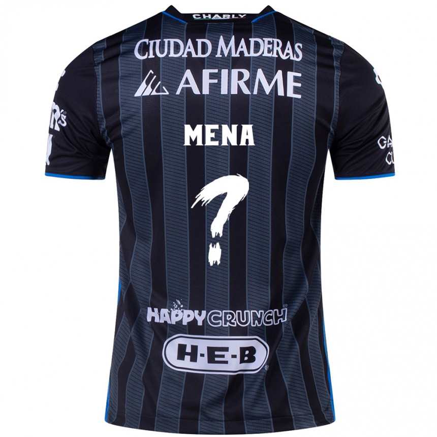 Men Football Felipe Mena #0 White Black Away Jersey 2024/25 T-Shirt Uk