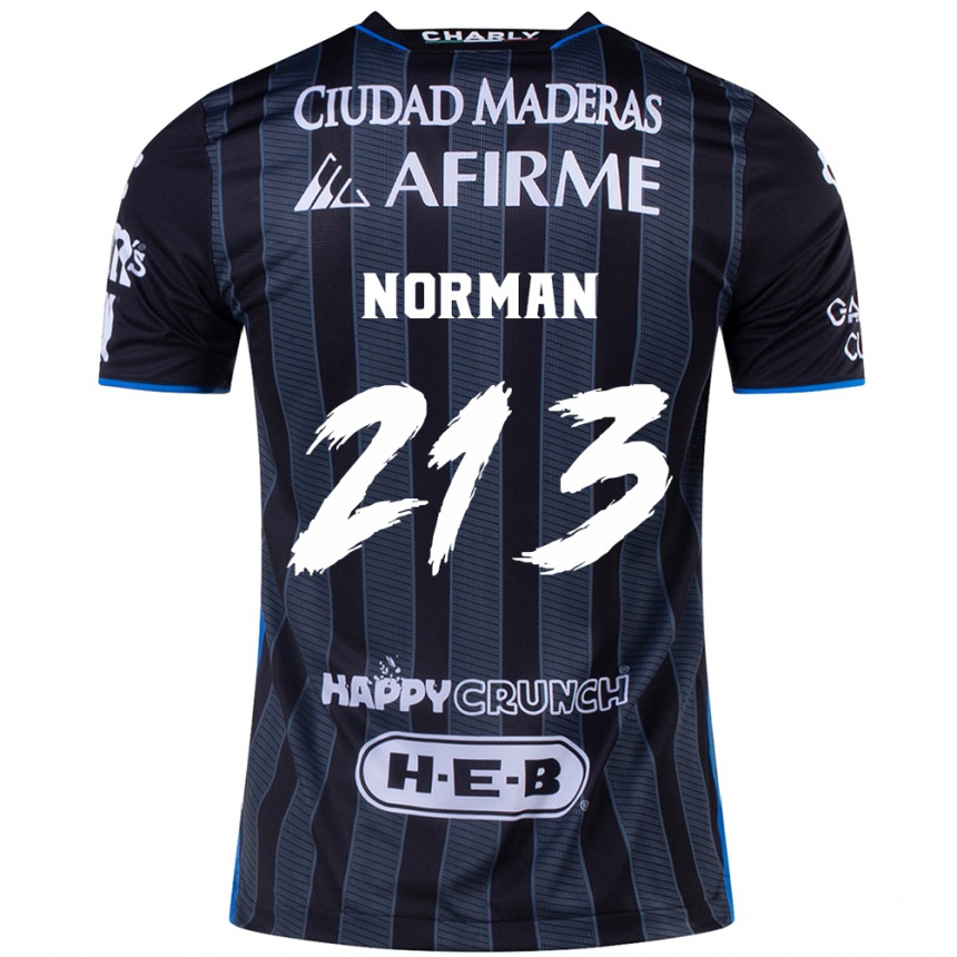 Men Football Humberto Norman #213 White Black Away Jersey 2024/25 T-Shirt Uk