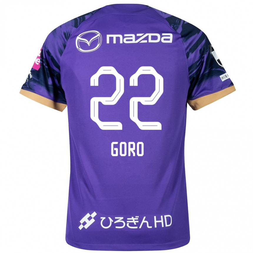 Women Football Goro Kawanami #22 Purple White Home Jersey 2024/25 T-Shirt Uk