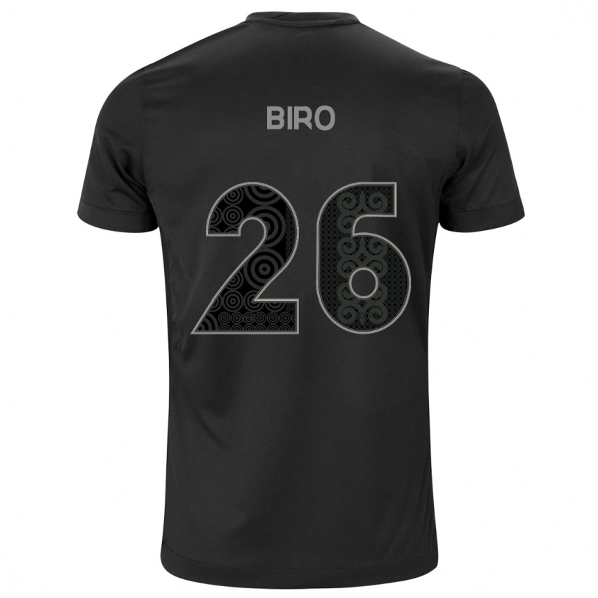 Women Football Biro #26 Black Away Jersey 2024/25 T-Shirt Uk