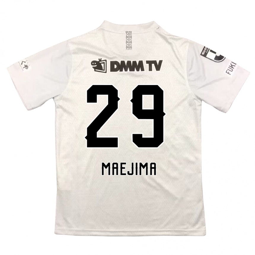 Women Football Yota Maejima #29 Gray Black Away Jersey 2024/25 T-Shirt Uk