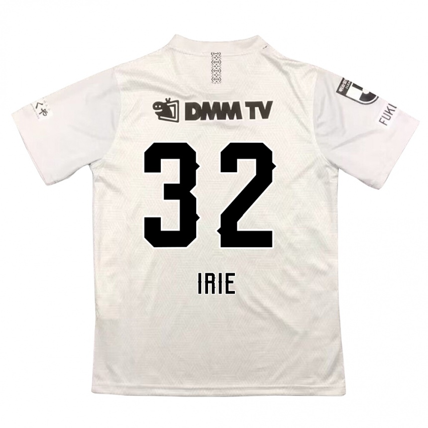 Women Football Yujin Irie #32 Gray Black Away Jersey 2024/25 T-Shirt Uk