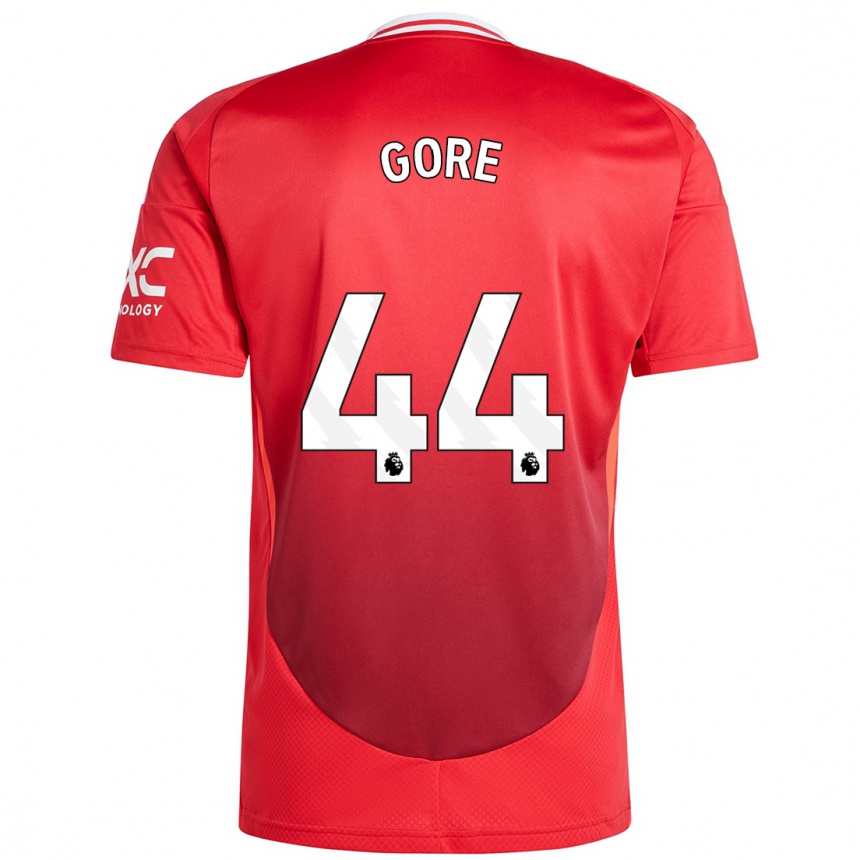 Kids Football Daniel Gore #44 Bright Red Home Jersey 2024/25 T-Shirt Uk