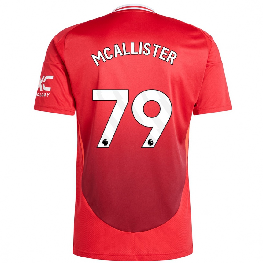 Kids Football Finley Mcallister #79 Bright Red Home Jersey 2024/25 T-Shirt Uk