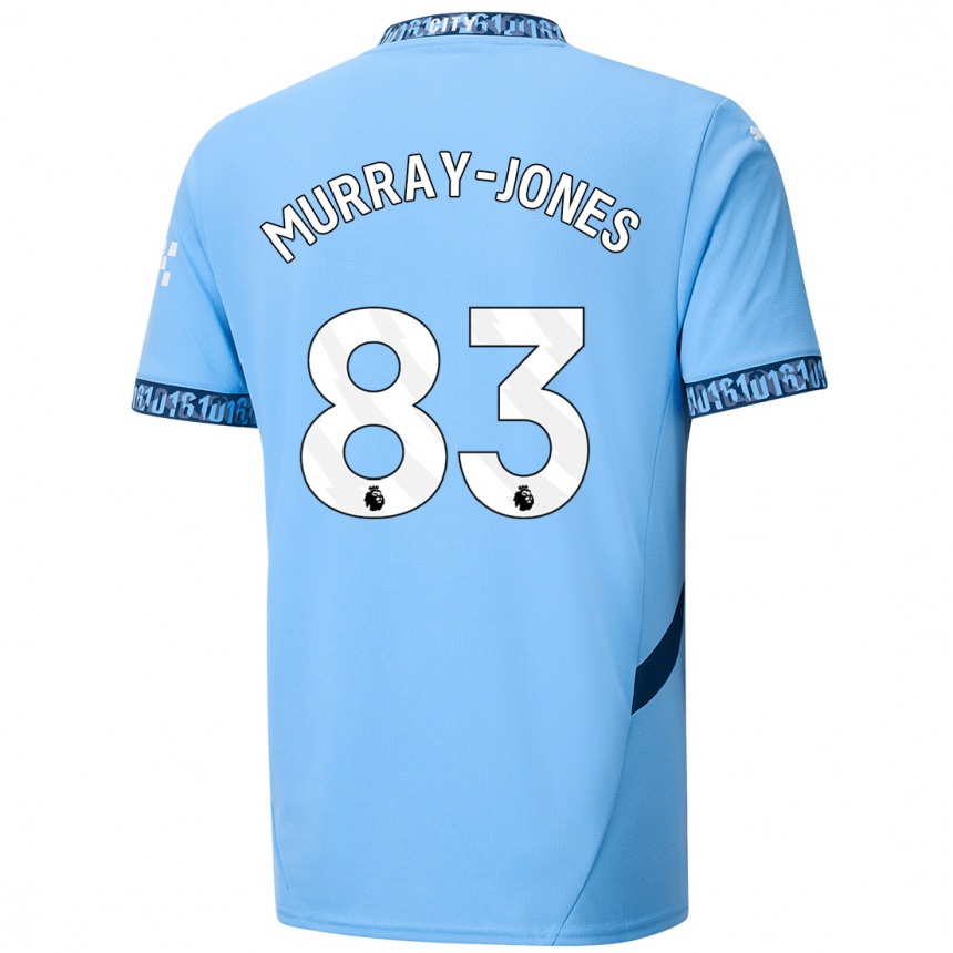 Kids Football George Murray-Jones #83 Navy Blue Home Jersey 2024/25 T-Shirt Uk