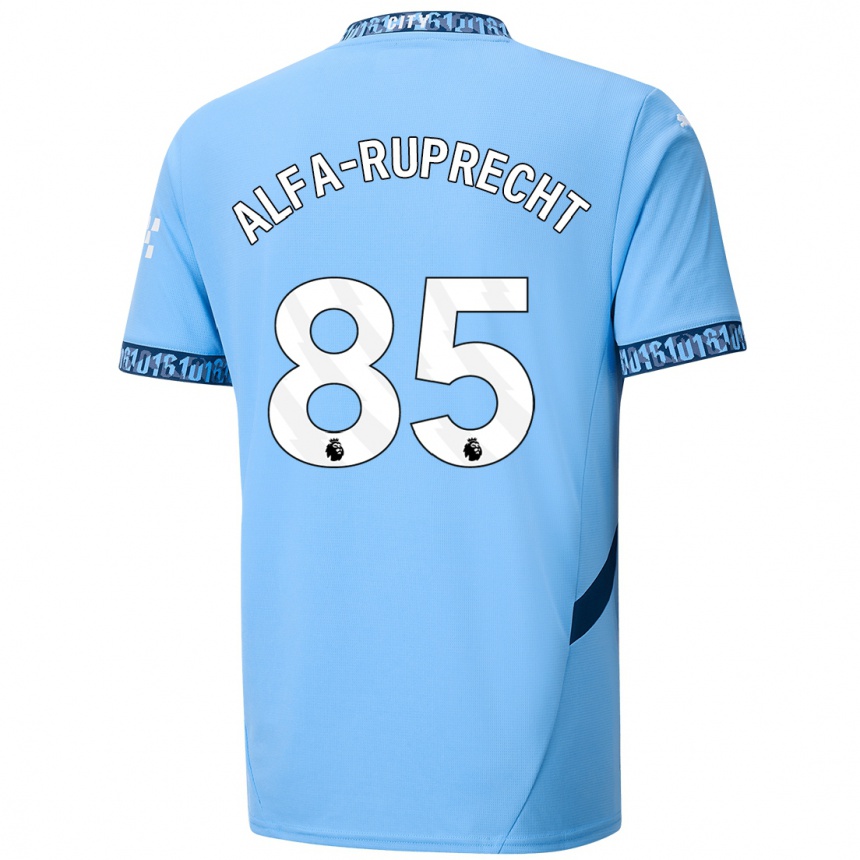 Kids Football Farid Alfa-Ruprecht #85 Navy Blue Home Jersey 2024/25 T-Shirt Uk