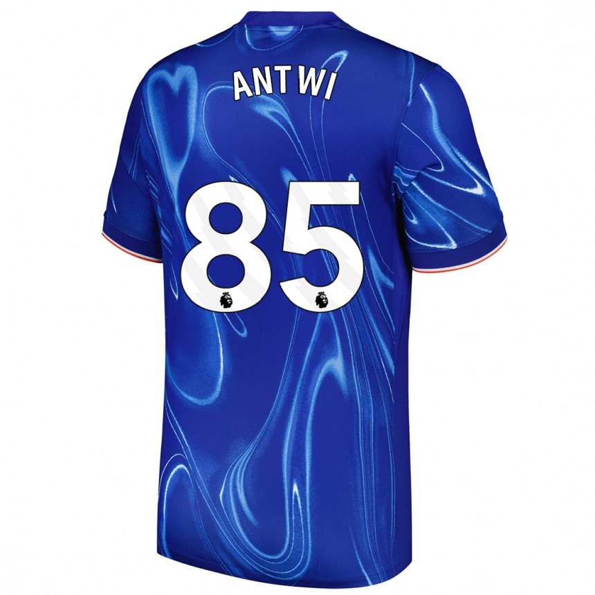 Kids Football Genesis Antwi #85 Blue White Home Jersey 2024/25 T-Shirt Uk