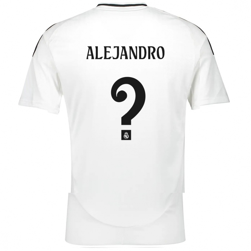 Kids Football Alejandro Hernández #0 White Home Jersey 2024/25 T-Shirt Uk