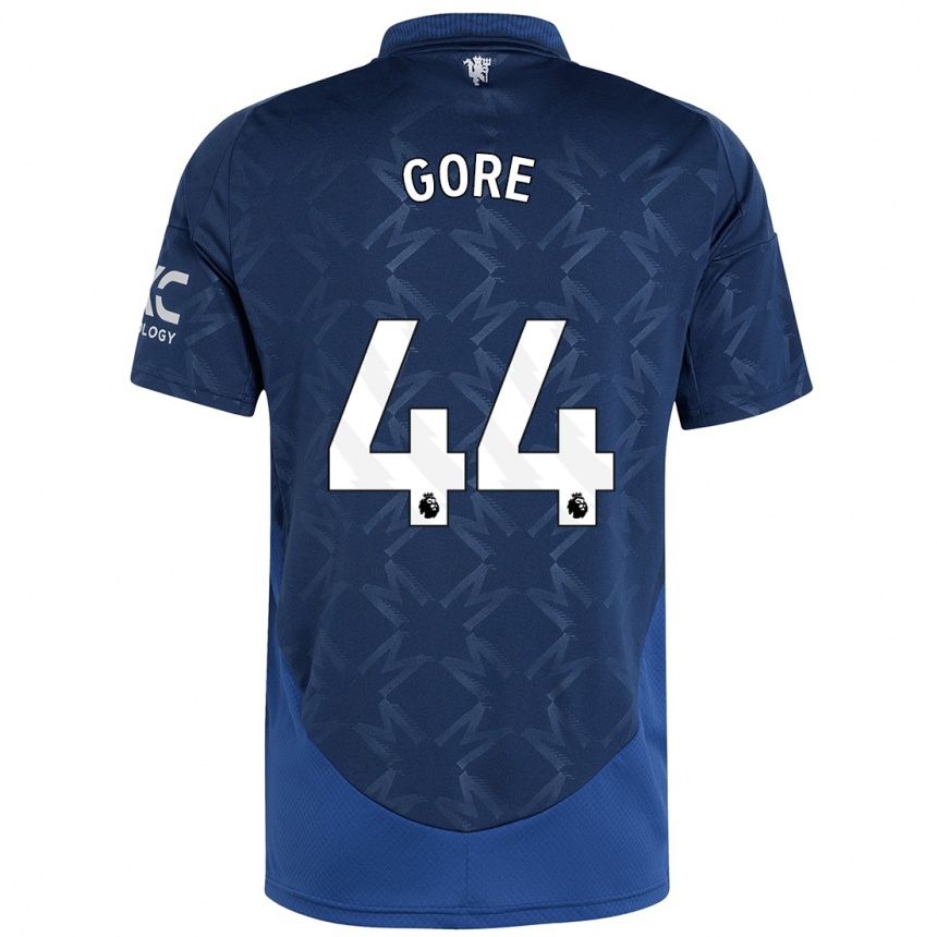 Kids Football Daniel Gore #44 Indigo Away Jersey 2024/25 T-Shirt Uk