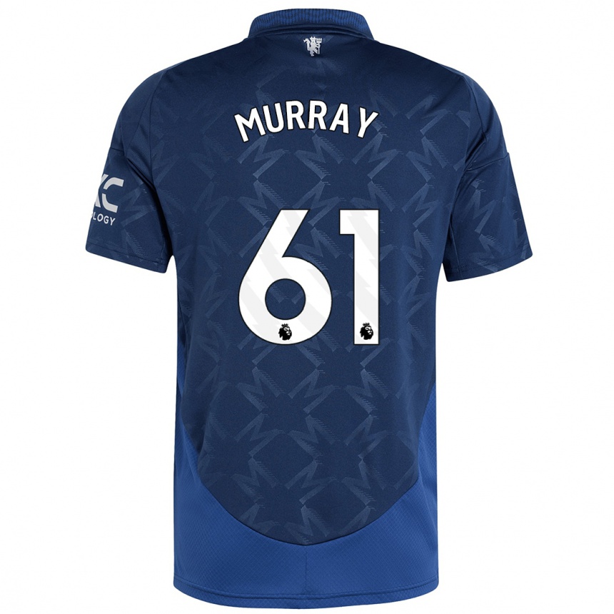 Kids Football Sam Murray #61 Indigo Away Jersey 2024/25 T-Shirt Uk