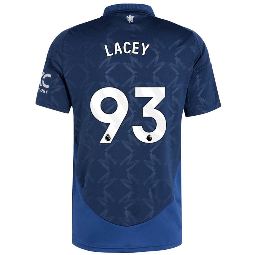 Kids Football Shea Lacey #93 Indigo Away Jersey 2024/25 T-Shirt Uk