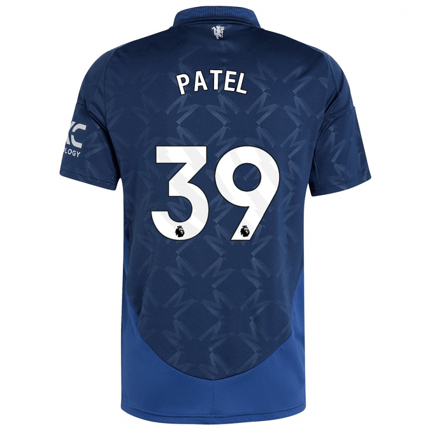 Kids Football Safia Middleton-Patel #39 Indigo Away Jersey 2024/25 T-Shirt Uk