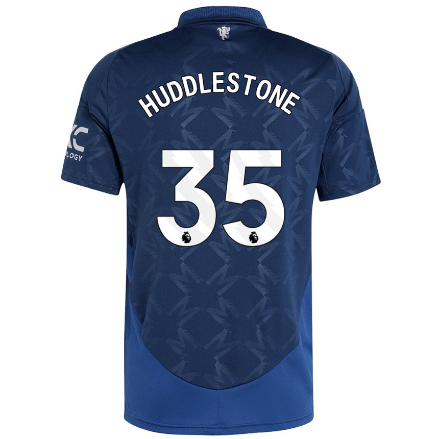 Kids Football Tom Huddlestone #35 Indigo Away Jersey 2024/25 T-Shirt Uk