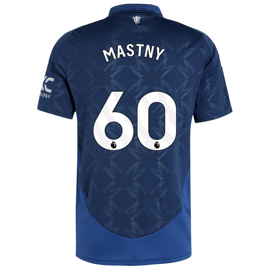 Kids Football Ondrej Mastny #60 Indigo Away Jersey 2024/25 T-Shirt Uk