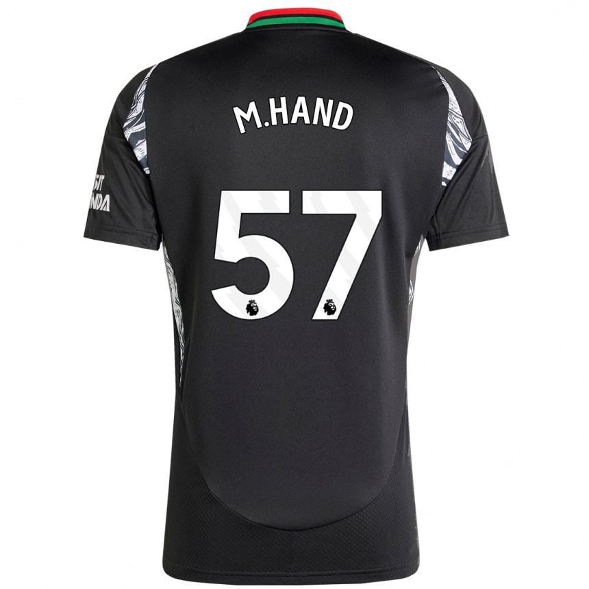 Kids Football Ismail Oulad M'hand #57 Black Away Jersey 2024/25 T-Shirt Uk