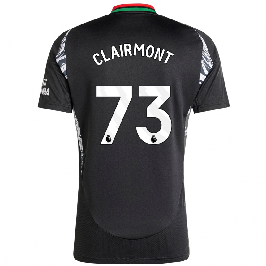 Kids Football Reece Clairmont #73 Black Away Jersey 2024/25 T-Shirt Uk