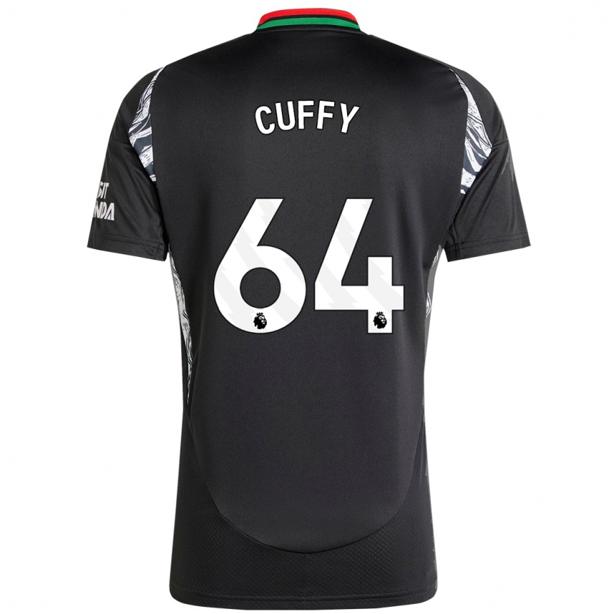 Kids Football Brooke Norton Cuffy #64 Black Away Jersey 2024/25 T-Shirt Uk