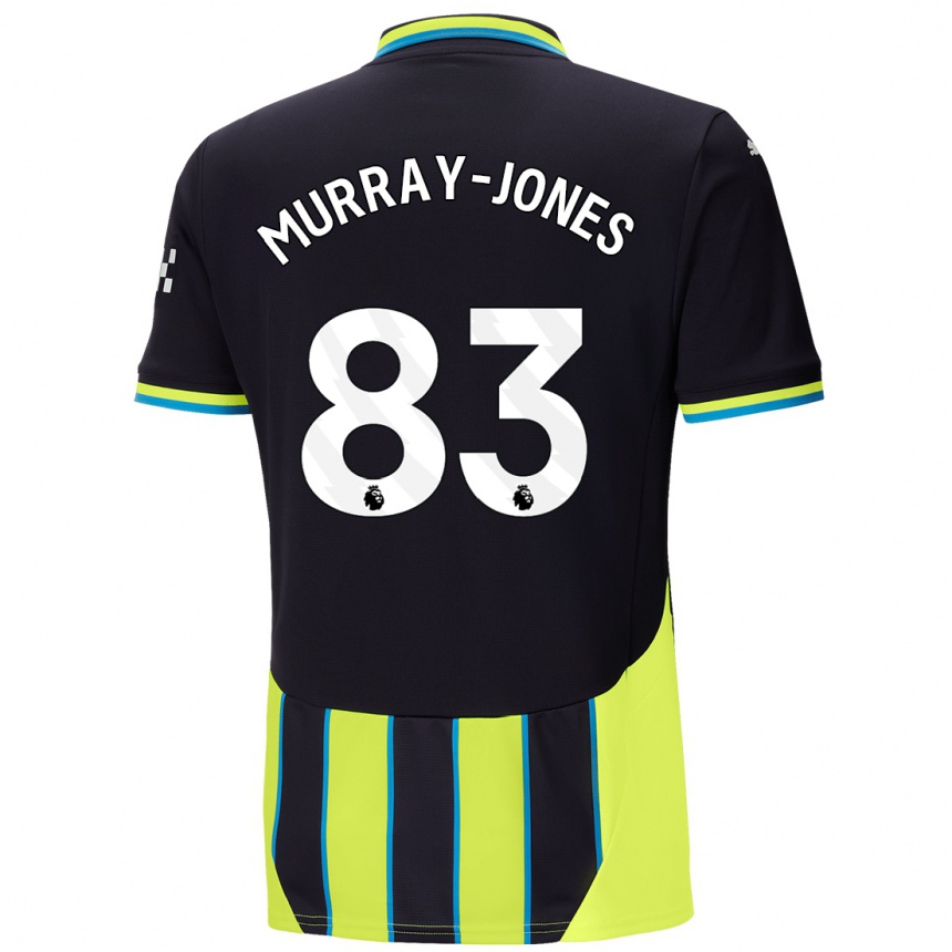 Kids Football George Murray-Jones #83 Blue Yellow Away Jersey 2024/25 T-Shirt Uk