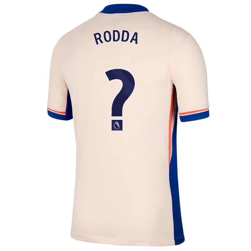 Kids Football Harry Rodda #0 Light Beige Away Jersey 2024/25 T-Shirt Uk