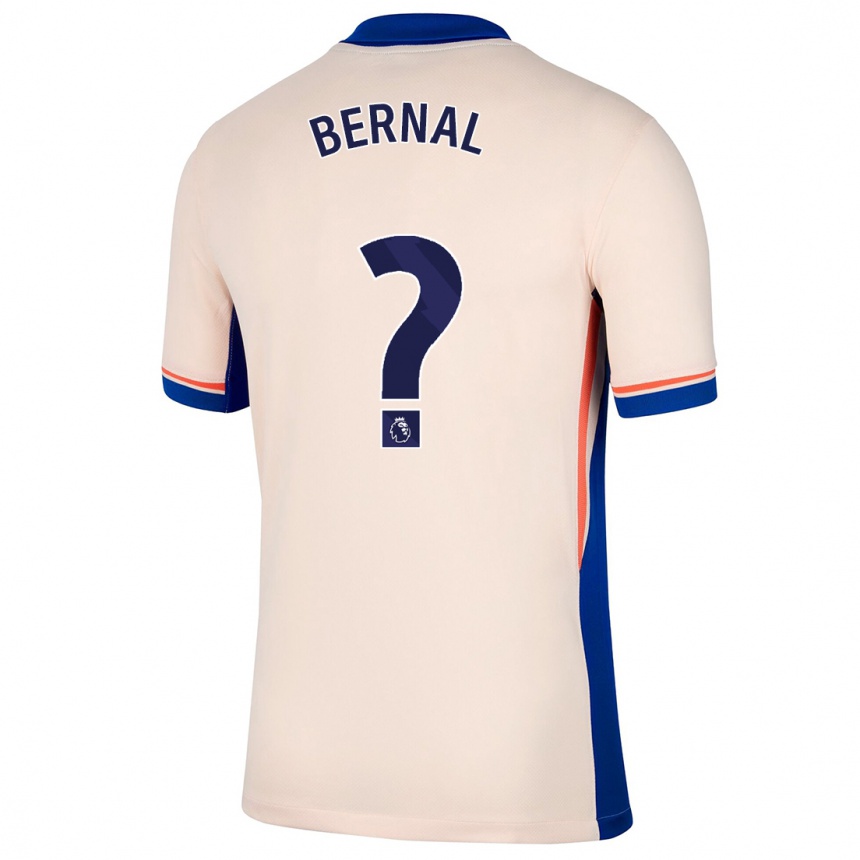 Kids Football Freddy Bernal #0 Light Beige Away Jersey 2024/25 T-Shirt Uk