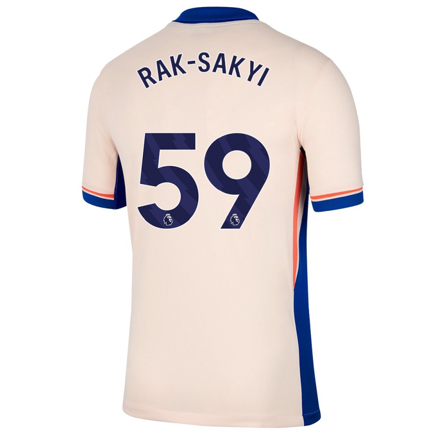 Kids Football Sam Rak-Sakyi #59 Light Beige Away Jersey 2024/25 T-Shirt Uk