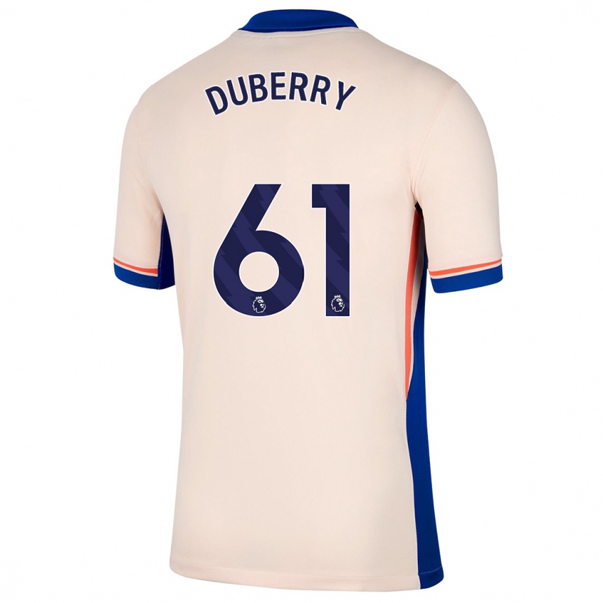 Kids Football Zain Silcott-Duberry #61 Light Beige Away Jersey 2024/25 T-Shirt Uk