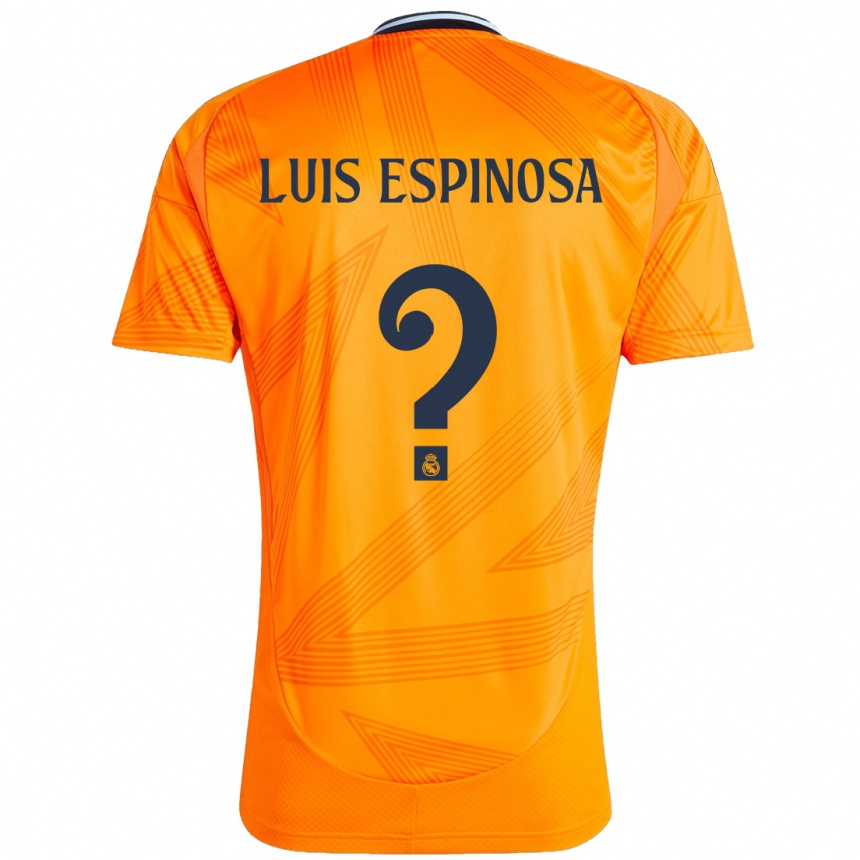 Kids Football José Luis Espinosa #0 Orange Away Jersey 2024/25 T-Shirt Uk