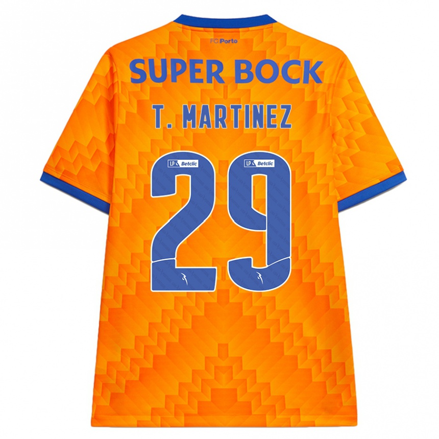 Kids Football Toni Martínez #29 Orange Away Jersey 2024/25 T-Shirt Uk