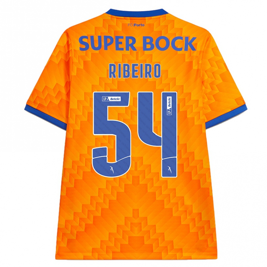 Kids Football António Ribeiro #54 Orange Away Jersey 2024/25 T-Shirt Uk