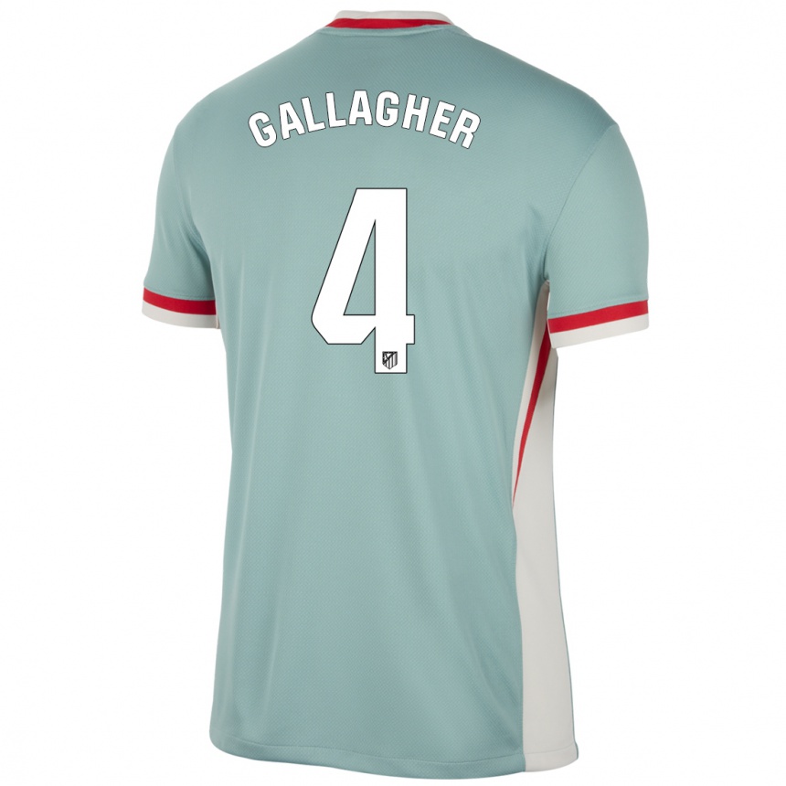 Kids Football Conor Gallagher #4 Light Beige Blue Away Jersey 2024/25 T-Shirt Uk