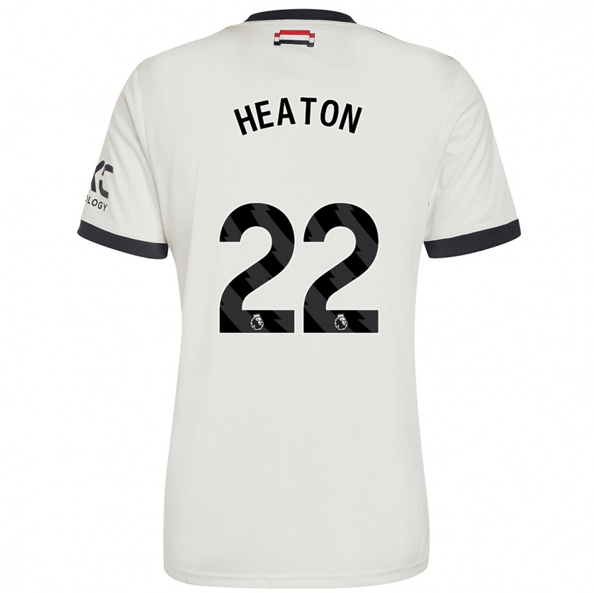 Kids Football Tom Heaton #22 Off White Third Jersey 2024/25 T-Shirt Uk