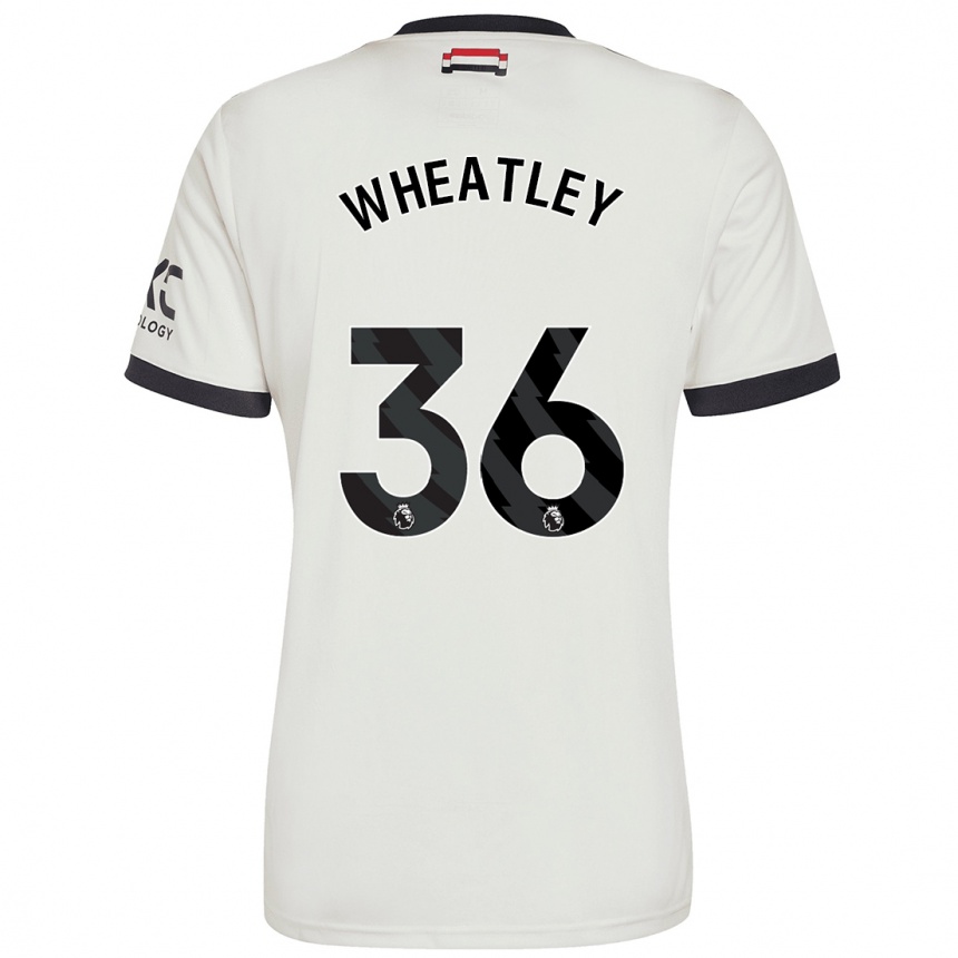 Kids Football Ethan Wheatley #36 Off White Third Jersey 2024/25 T-Shirt Uk