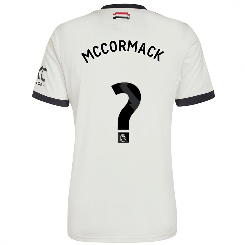 Kids Football Rafe Mccormack #0 Off White Third Jersey 2024/25 T-Shirt Uk