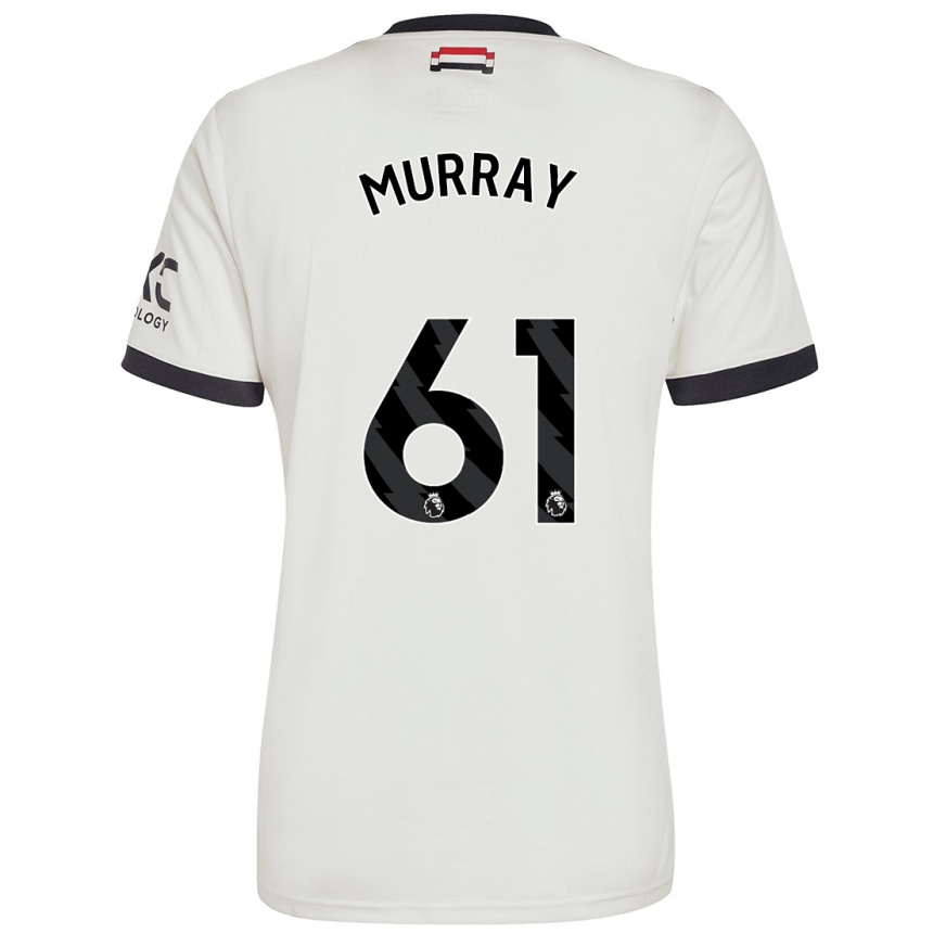 Kids Football Sam Murray #61 Off White Third Jersey 2024/25 T-Shirt Uk