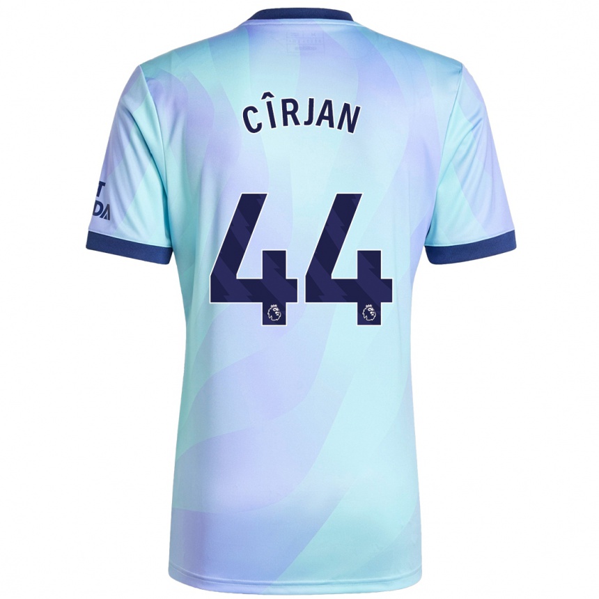 Kids Football Catalin Cîrjan #44 Aqua Third Jersey 2024/25 T-Shirt Uk