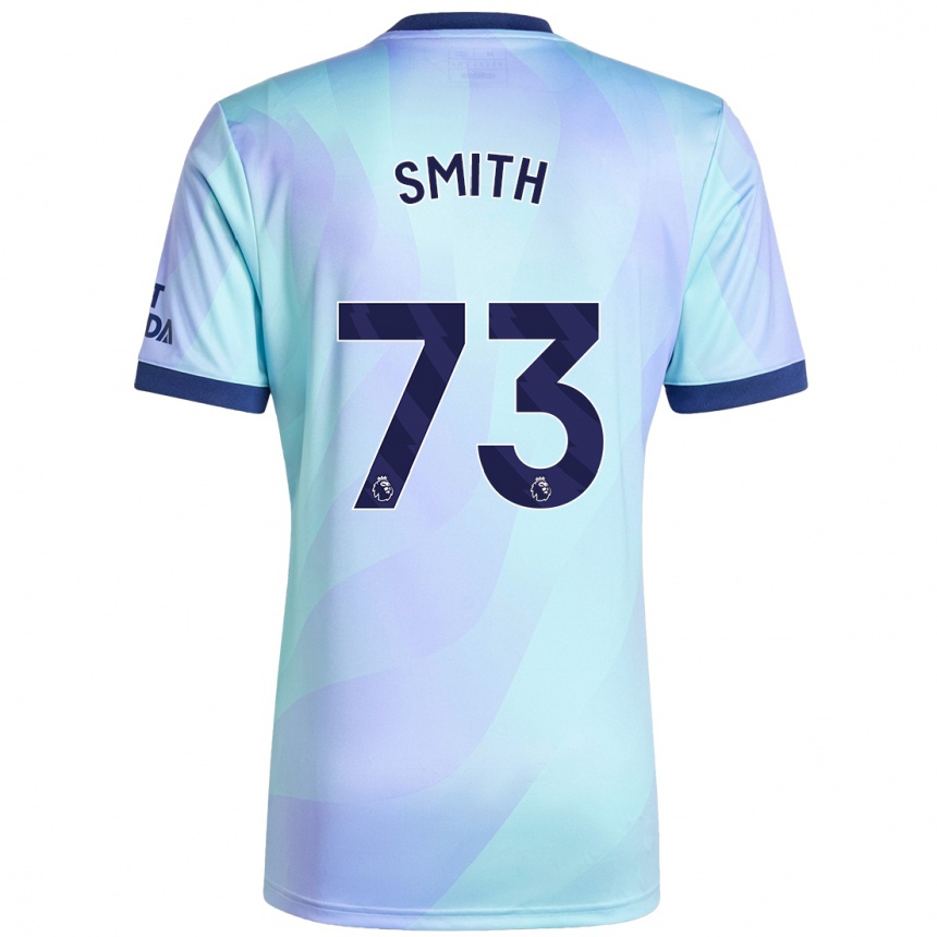 Kids Football Tom Smith #73 Aqua Third Jersey 2024/25 T-Shirt Uk