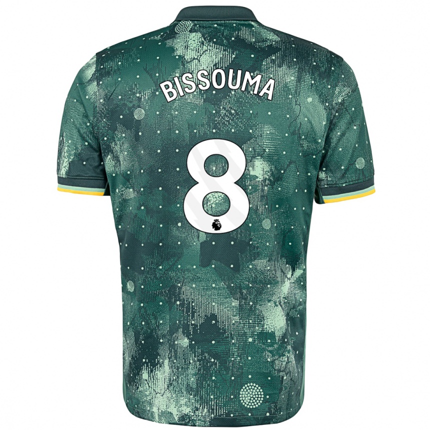 Kids Football Yves Bissouma #8 Mint Green Third Jersey 2024/25 T-Shirt Uk