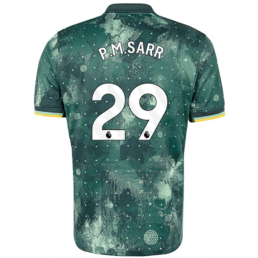 Kids Football Pape Matar Sarr #29 Mint Green Third Jersey 2024/25 T-Shirt Uk