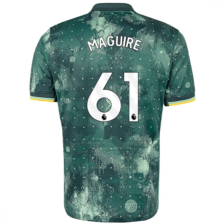 Kids Football Aaron Maguire #61 Mint Green Third Jersey 2024/25 T-Shirt Uk