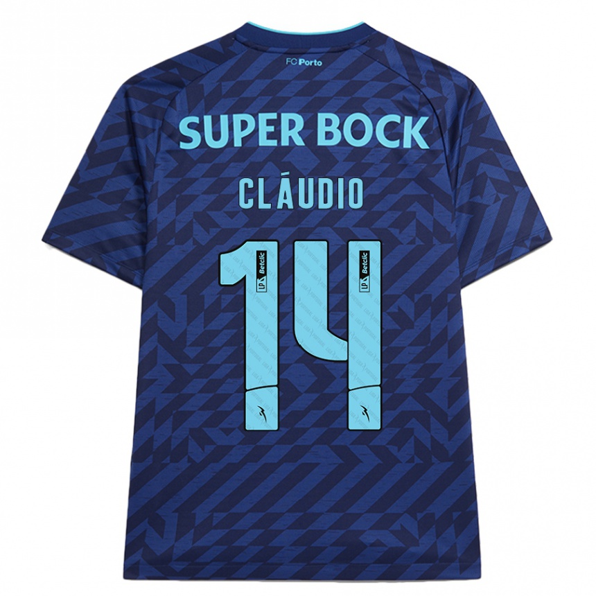 Kids Football Cláudio Ramos #14 Navy Blue Third Jersey 2024/25 T-Shirt Uk