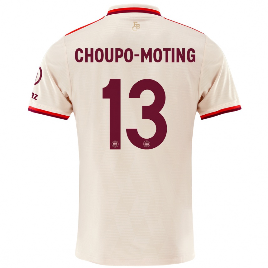 Kids Football Eric Maxim Choupo-Moting #13 Linen Third Jersey 2024/25 T-Shirt Uk