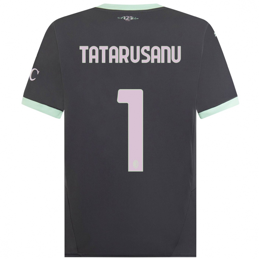 Kids Football Ciprian Tatarusanu #1 Grey Third Jersey 2024/25 T-Shirt Uk