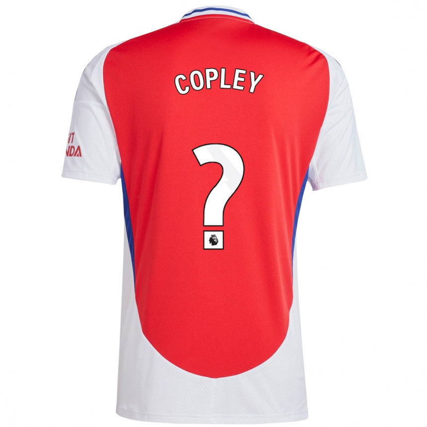 Men Football Louie Copley #0 Red White Home Jersey 2024/25 T-Shirt Uk